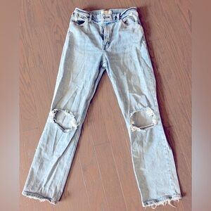 90s straight ultra high rise Abercrombie jeans